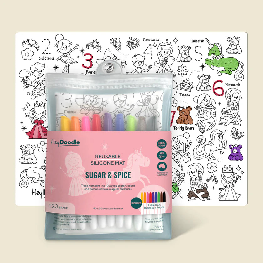 Hey Doodle Mat 123 Sugar and Spice