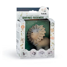 Load image into Gallery viewer, Tikiri Lion Rubber Teether Rattle &amp; Bath Toy