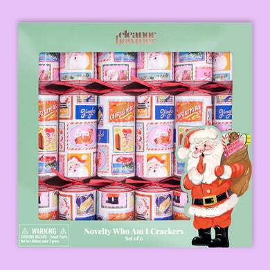 Eleanor Bowmer Santa Novelty Christmas Crackers (Set of 6)