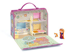 Load image into Gallery viewer, Bluchka &amp; Indie Caravan House with Tinyly Figurine &amp; Pet