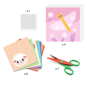 Djeco Crinkle Cutting Collage Set