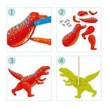 Load image into Gallery viewer, Djeco Dinos Small Puppets