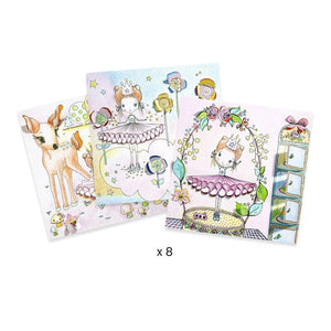 Djeco Pupis Little Doors Colouring Surprise Kit