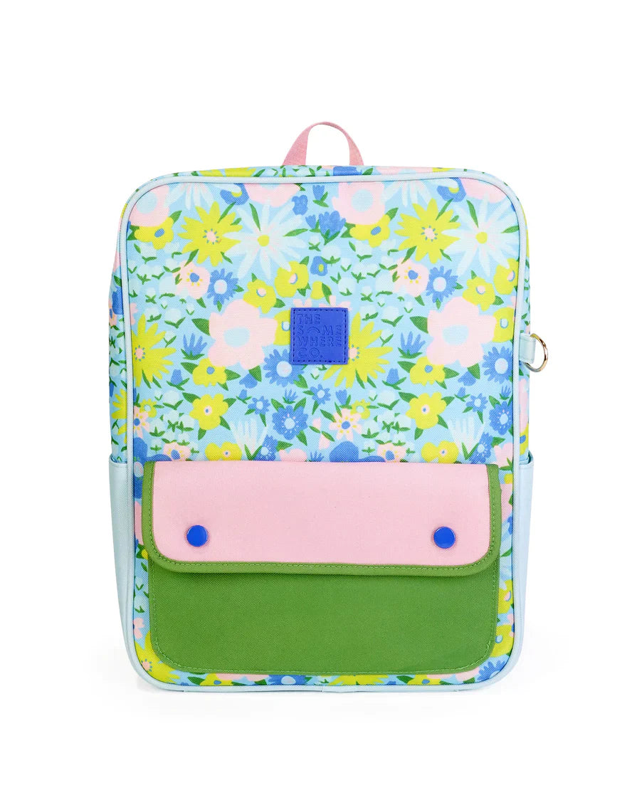 Somewhere Co Mini Adventure Posy Skies Backpack