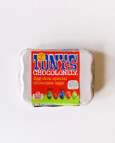 Tony's Chocolonely Easter Egg Carton (12 mixed eggs)