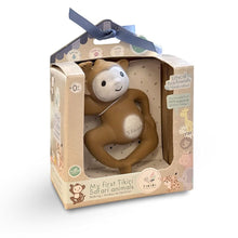 Load image into Gallery viewer, Tikiri Monkey Rubber Teether Rattle &amp; Bath Toy