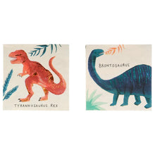 Load image into Gallery viewer, Dinosaur Kingdom Small Napkins (Pk16)