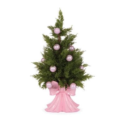 COMING SOON! Pink Bow Christmas Tree with Baubles