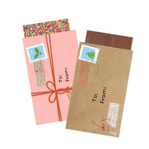 Freckleberry Chocolate Blocks With Envelope (Assorted)