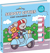Load image into Gallery viewer, Scooty Cuties Cosy Colouring Book