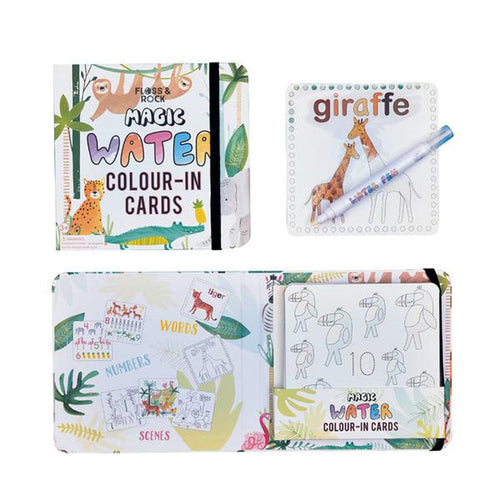 Magic Water Colouring Cards Jungle
