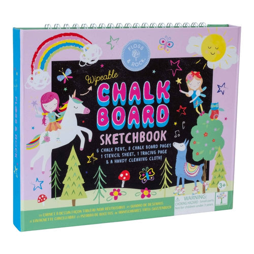 Chalk Board Sketch Book Rainbow Fairy