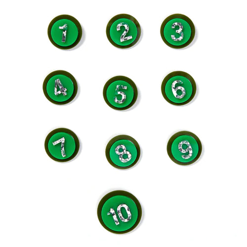 Birthday Badge Green/Olive #30
