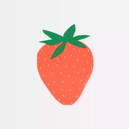 Strawberry Napkins (Pack 16)