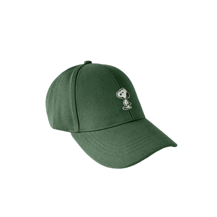 Snoopy Canvas Cap Green (Size L 58cm)