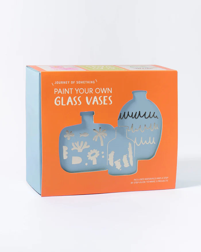 Journey of Something Paint Your Own Glass Vases