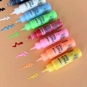 Hey Doodle Peel & Stick Solid Paint -Easy Peel and Stickable Colours