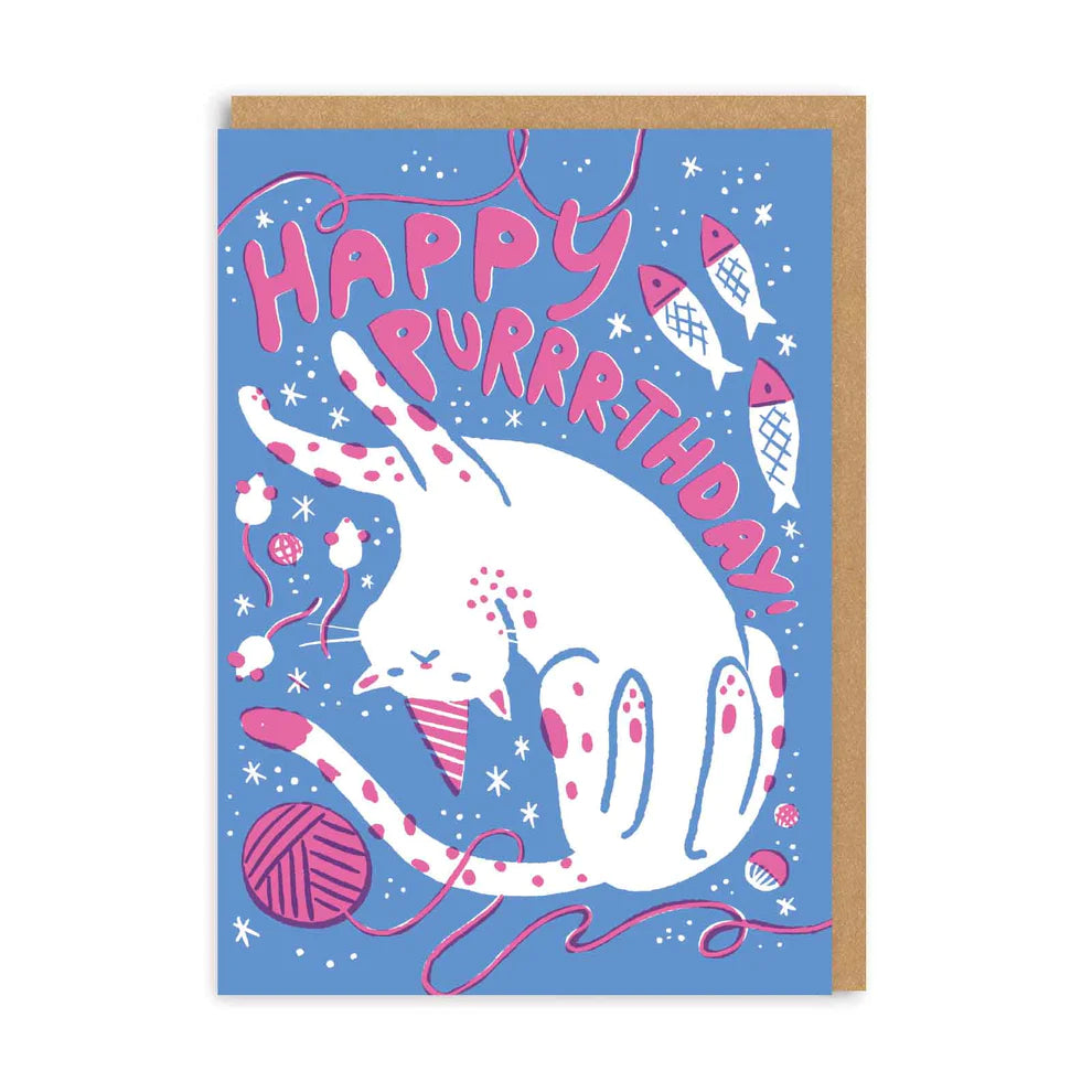 Happy Purrr-Thday Birthday Card