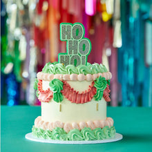Load image into Gallery viewer, Ho Ho Ho Cake Topper Green