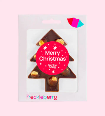 Freckleberry Christmas Hazelnut, Caramel and Sea Salt Chocolate Tree