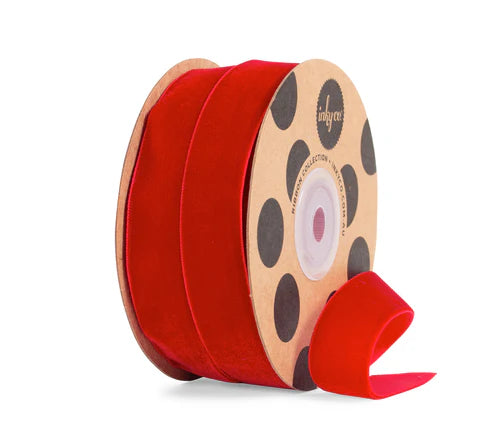 Velvet Ribbon 19MM Red