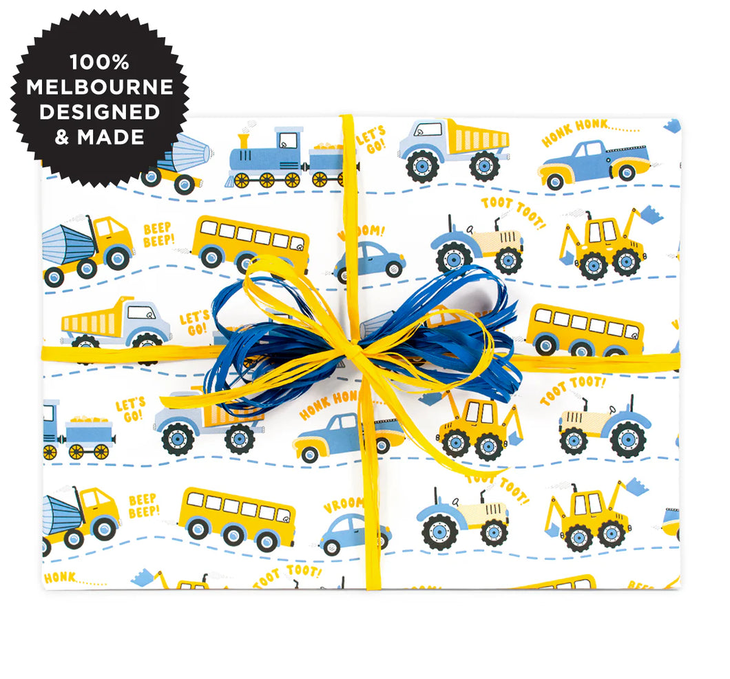 Wrapping Paper Transport 5 metres – Invite Me