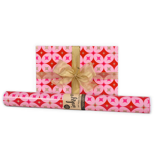 Wrapping Paper 5M Crystal Red
