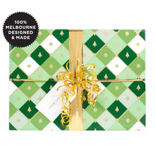Load image into Gallery viewer, Wrapping Paper 5M Emerald Diamonds