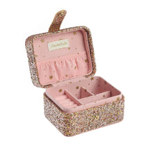 Load image into Gallery viewer, Rockahula Kids Confetti Glitter Gold Jewellery Box