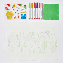 Load image into Gallery viewer, Journey Of Something -Wipeable Silicone Colouring Mat - Friends