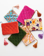 Load image into Gallery viewer, KIP &amp; Co. Canopy Velvet Cosmetics Purse