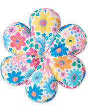 Load image into Gallery viewer, KIP &amp; Co. Rainbow Flowers Velvet Petal Cushion