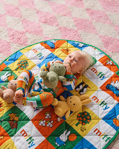 KIP & Co. x Miffy Adventures Quilted Baby Play Mat O/S