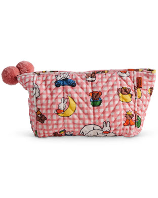 KIP & Co. x Miffy And Mates Velvet Toiletry Bag