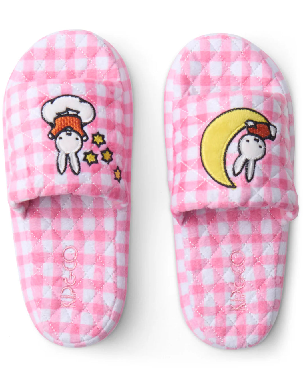 KIP & Co. x Miffy Quilted Velvet Kids Slippers