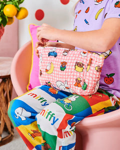 KIP & Co. x Miffy And Mates Velvet Toiletry Bag