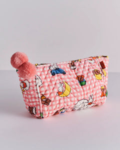 KIP & Co. x Miffy And Mates Velvet Toiletry Bag