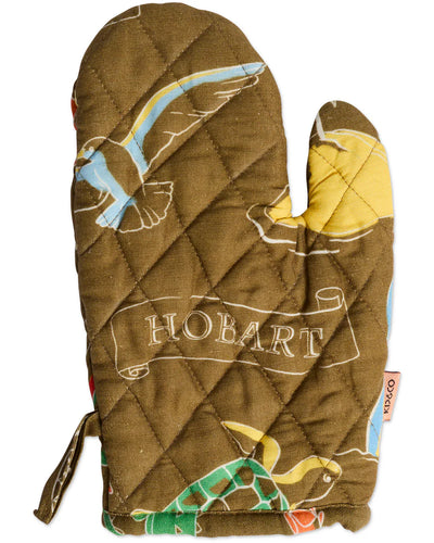 KIP & Co. Aussie Road Trip Green Oven Mitt