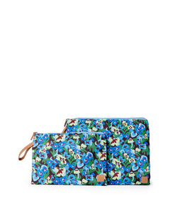 The Somewhere Co Pansy Patch Large Wet Bag