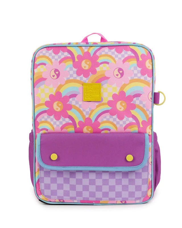 The Somewhere Co Rainbow Rave Mini Adventure Backpack