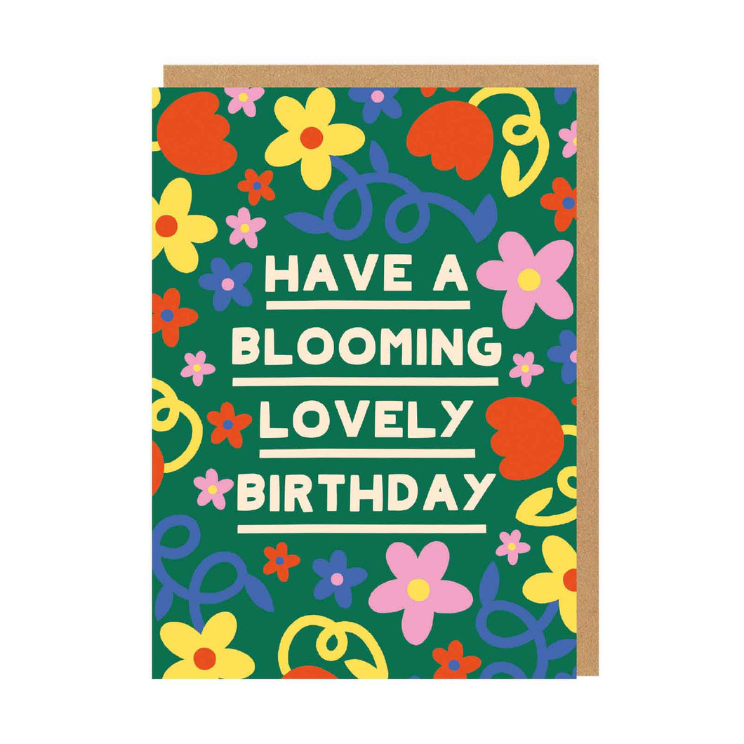 Bloomingly Lovely Birthday Love Greeting Card