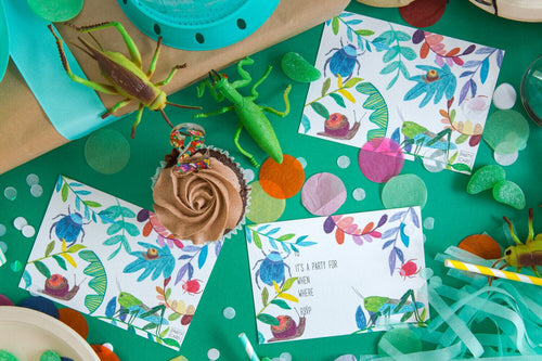Bugs Party Invites (Pack 10)