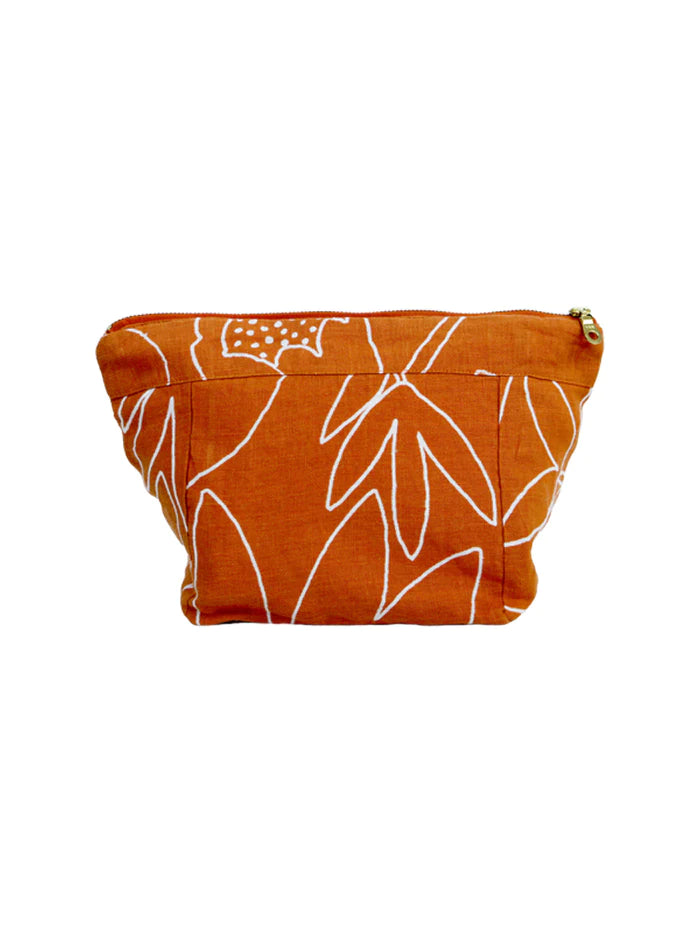 Mosey Me Outline Floral Cosmetic Case