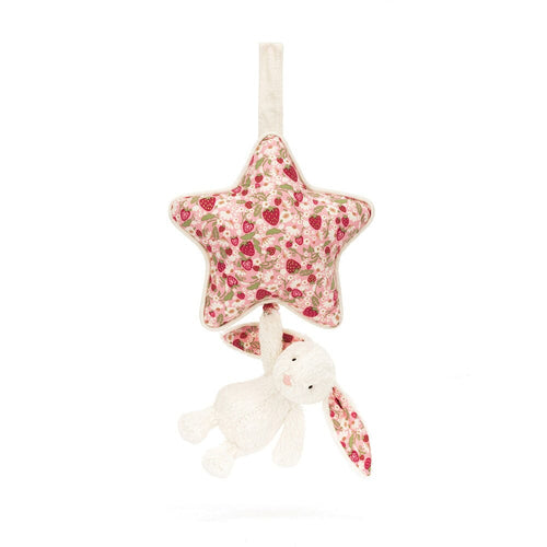 Jellycat Blossom Cream Bunny 'Berry' Musical Pull