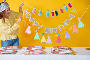 Party Hats Banner