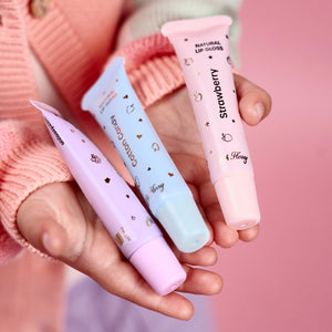 Oh Flossy Individual Natural Lip Gloss Cotton Candy