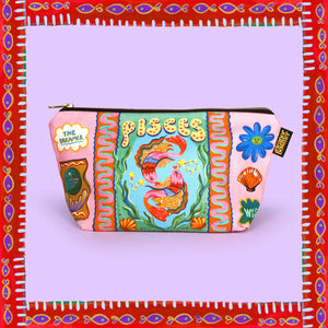 Pisces Zodiac Toiletry Bag
