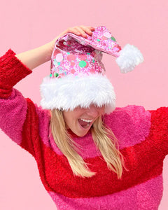 Holiday Confetti Santa Hat