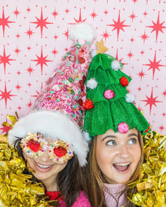 Holiday Confetti Santa Hat