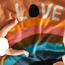 Load image into Gallery viewer, CASTLE Rainbow Baby Throw